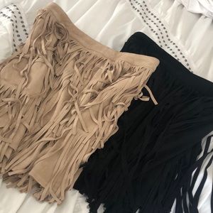 Fringe skirts